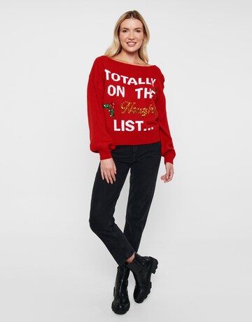 Threadbare Pullover in Rot