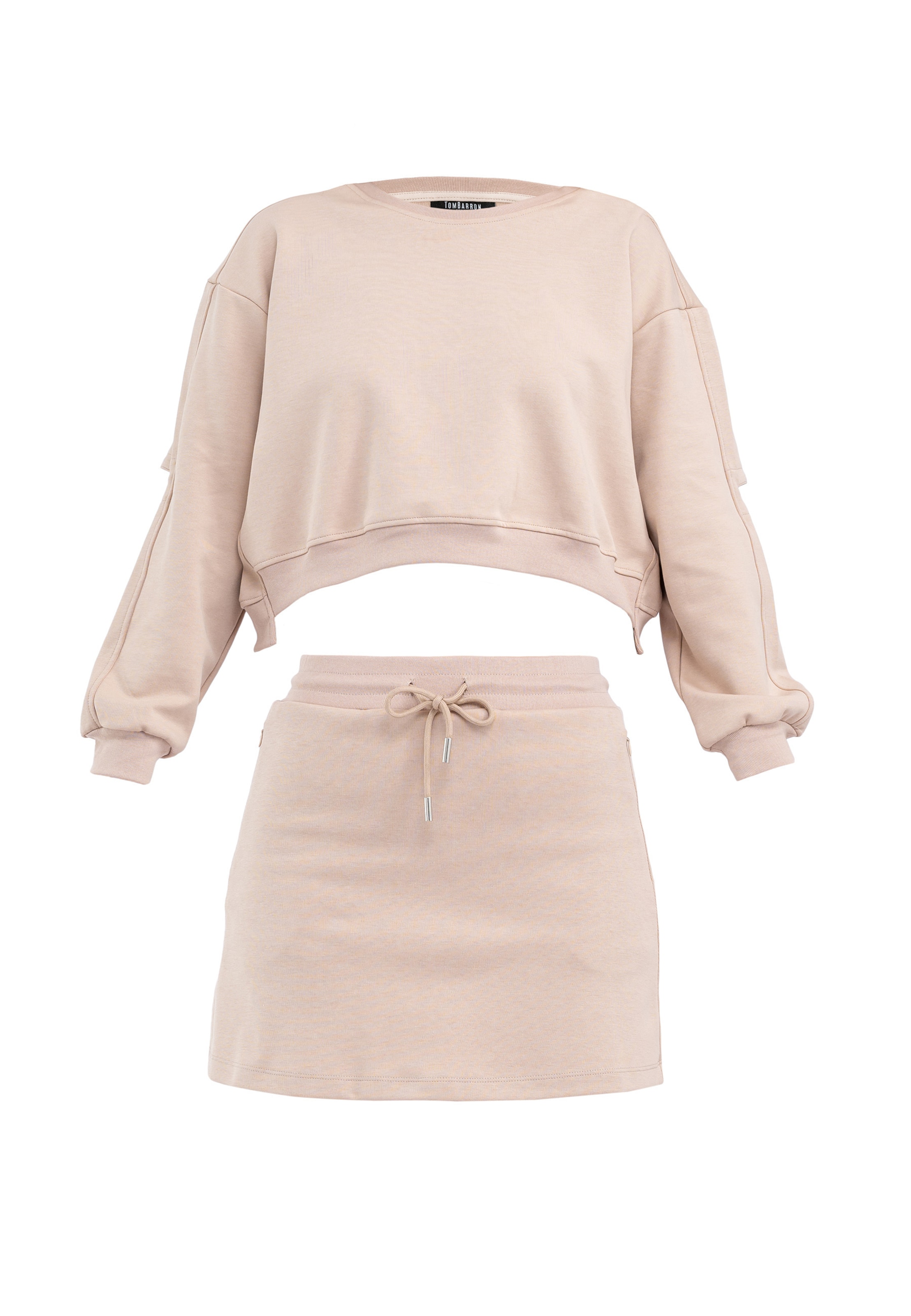 Tenue d'intérieur Tom Barron en beige : devant