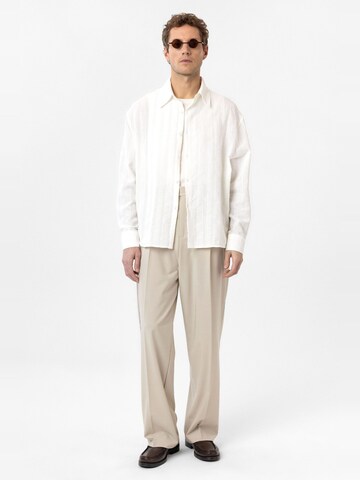 Regular fit Camicia 'Cristiano' di Antioch in bianco