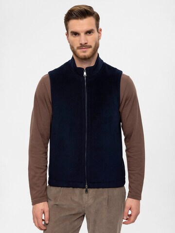 Antioch Vest in Blue: front