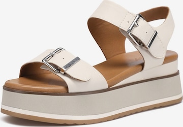 INUOVO Sandals in Beige: front