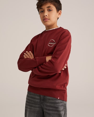 WE Fashion Sweatshirt in Red