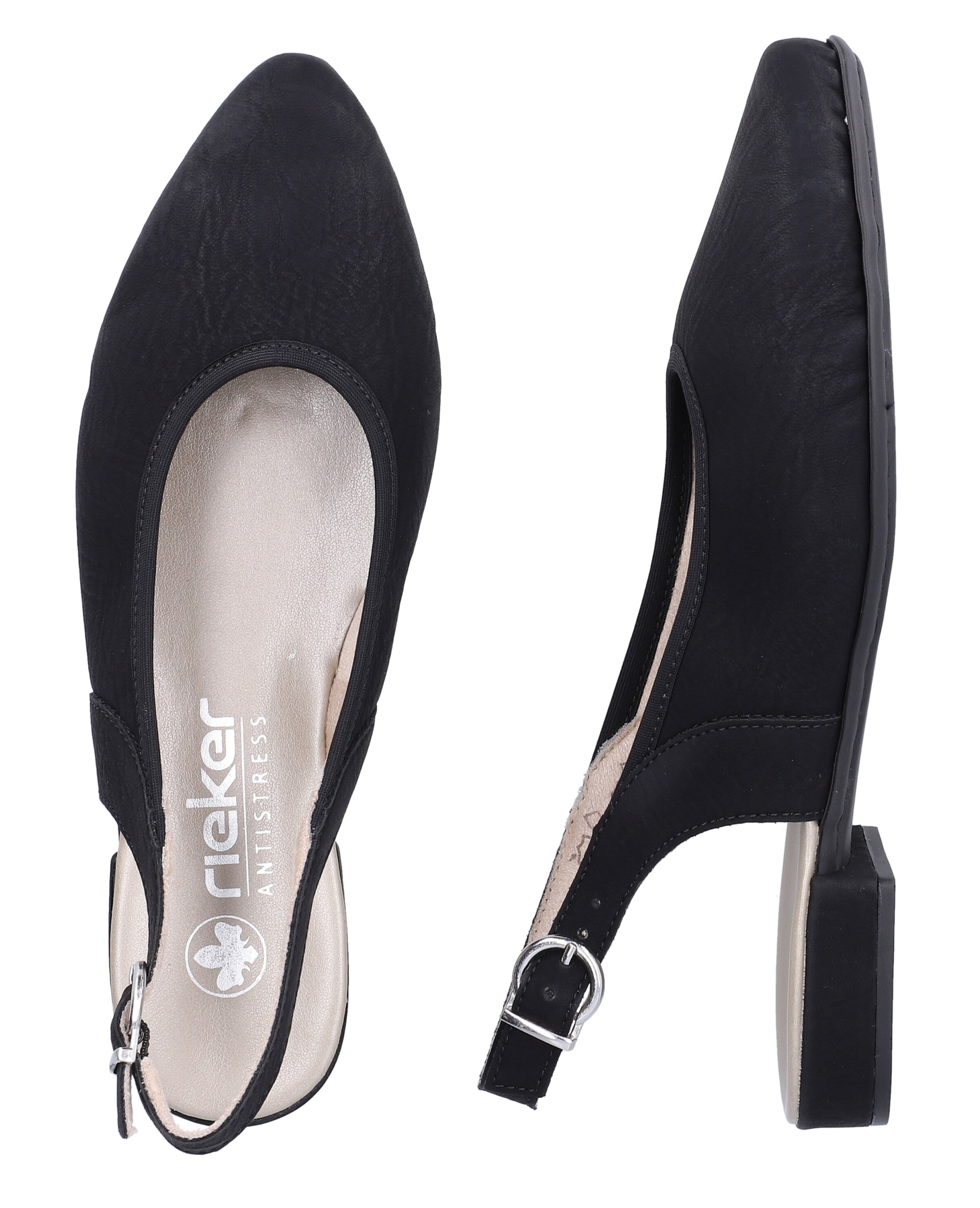 Rieker Slingback Pumps in Black