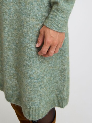 Fransa - Vestido de malha 'SANNY DR 3' em verde