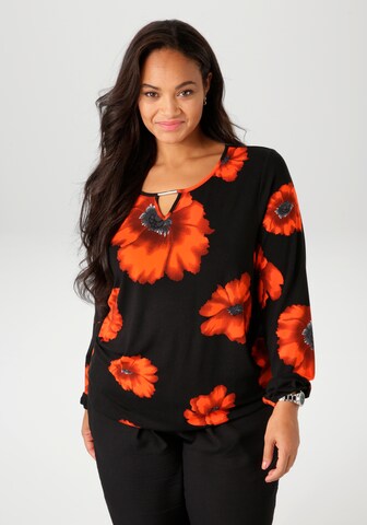 Aniston Shirt in Black: front