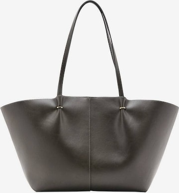 MANGO Shopper in Green: front