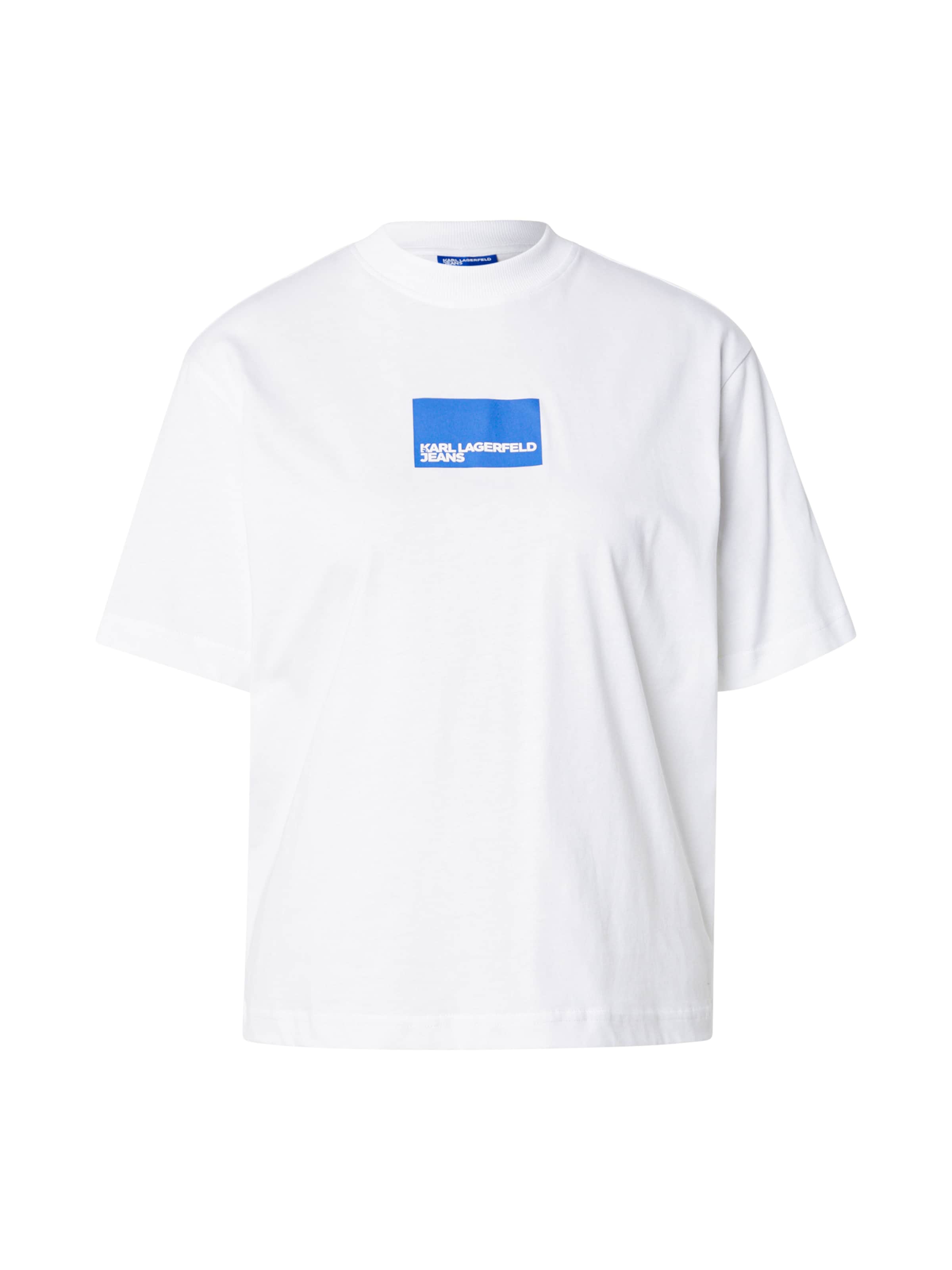 KARL LAGERFELD JEANS Футболка в Белый: спереди