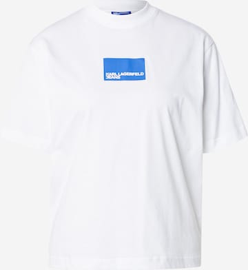 KARL LAGERFELD JEANS Футболка в Белый: спереди