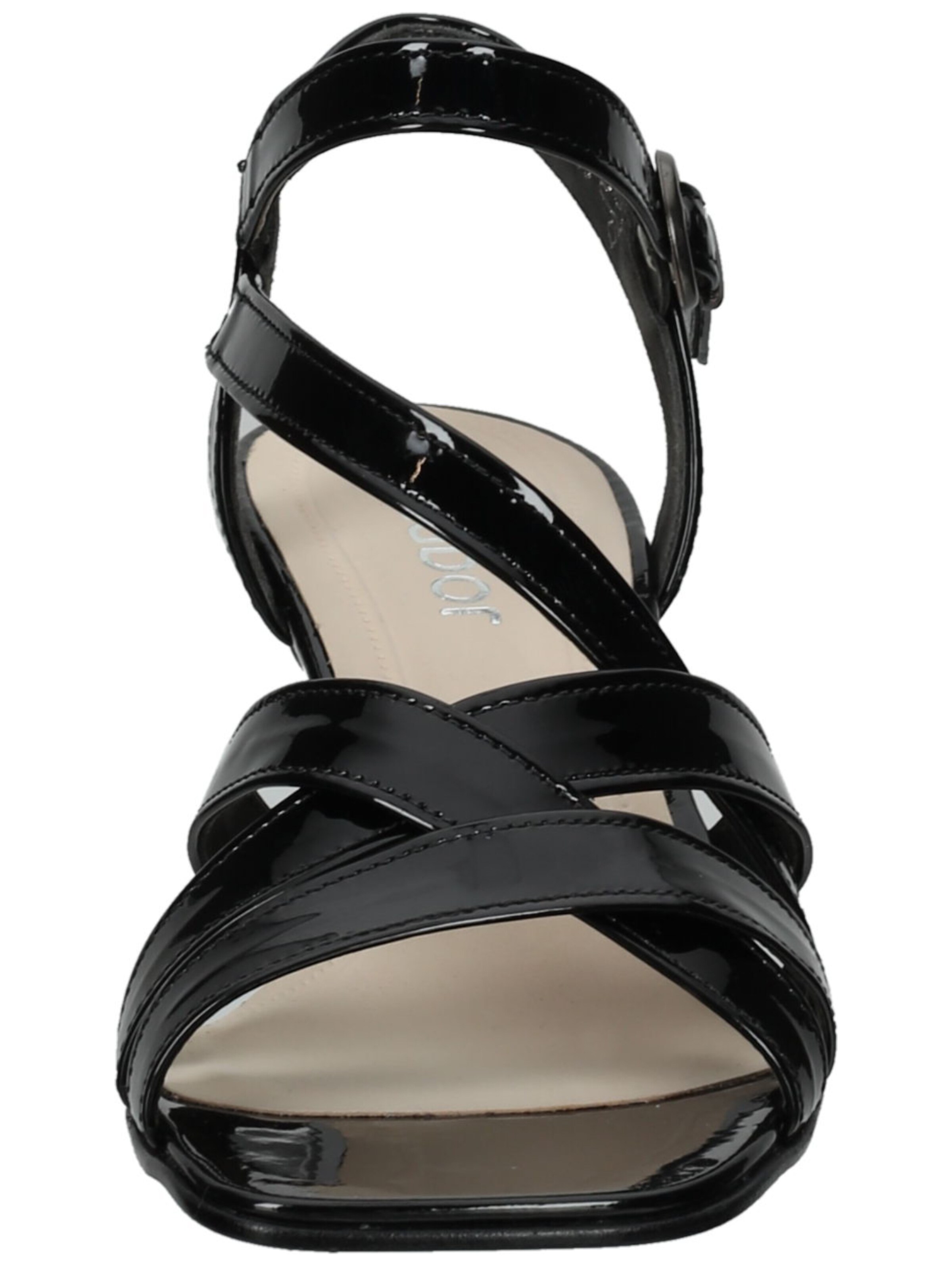 GABOR Sandalen met riem in Zwart