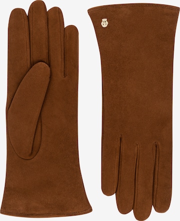 Gants 'Kiew' Roeckl en marron : devant