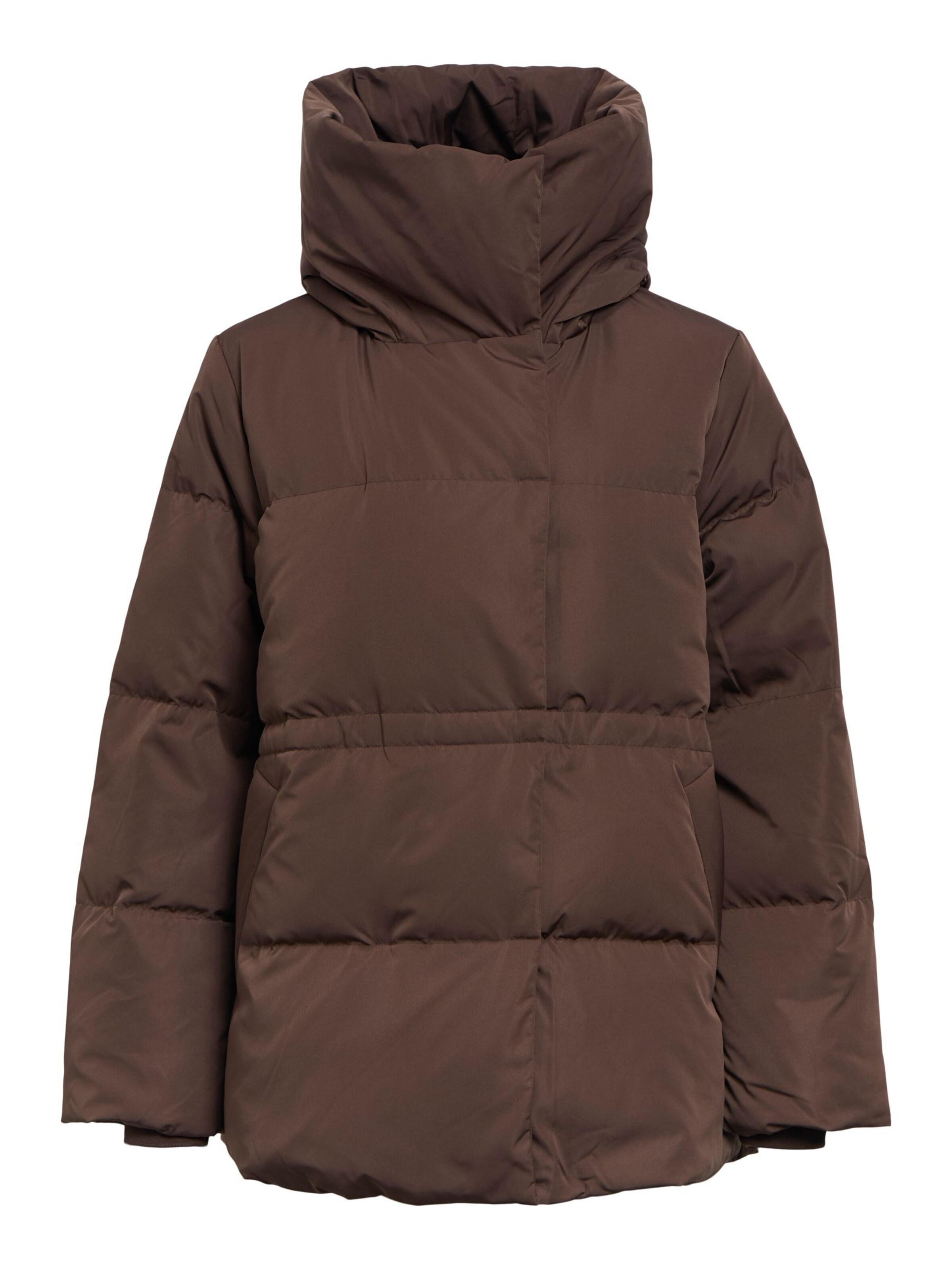 OBJECT Winterjas 'Loui' in Bruin: voorkant