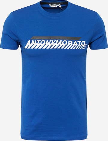 ANTONY MORATO Μπλουζάκι σε μπλε: μπροστά