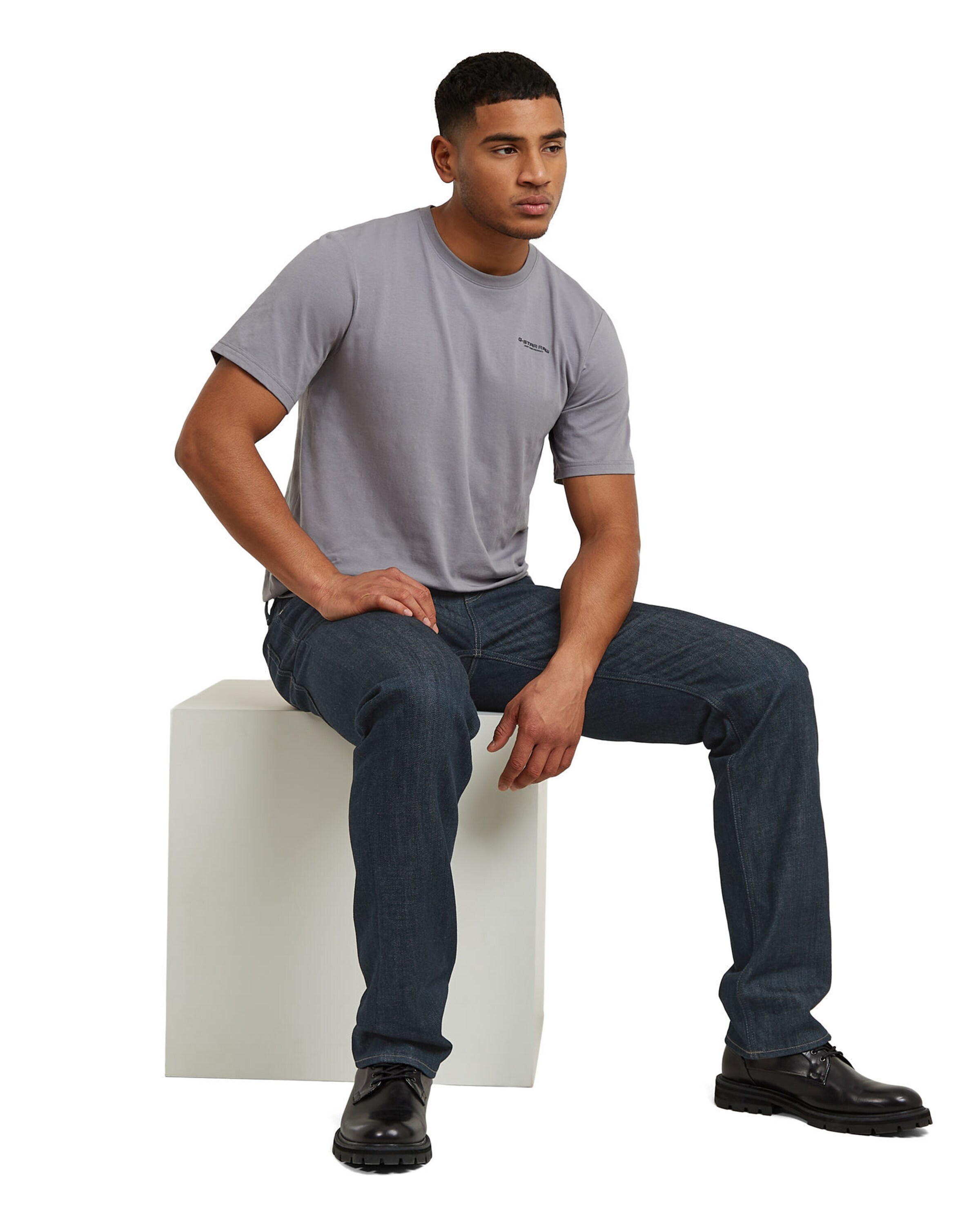 G-STAR Shirt 'Slim Base ' in Grijs