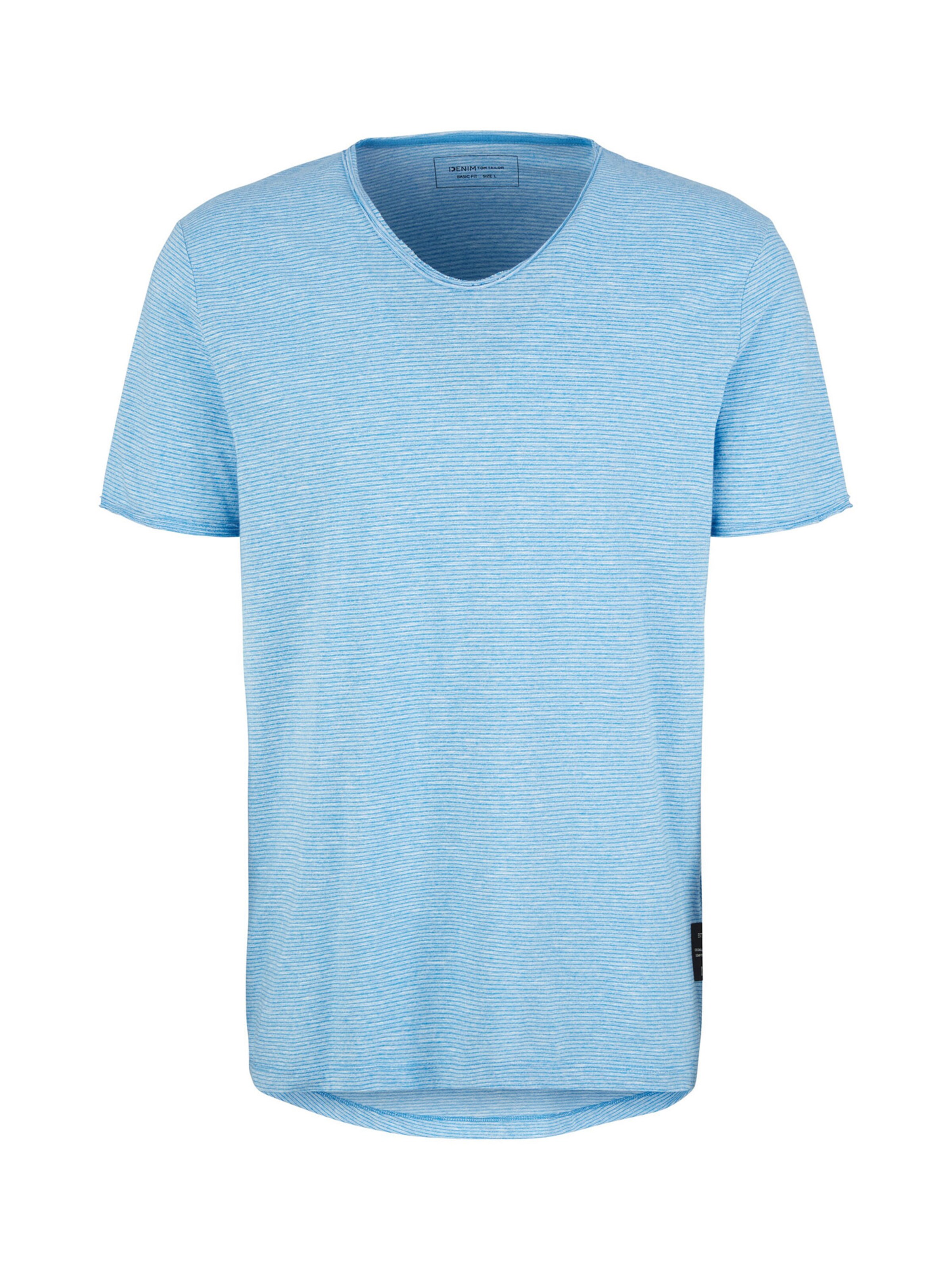 TOM TAILOR DENIM Shirt in Blue: front