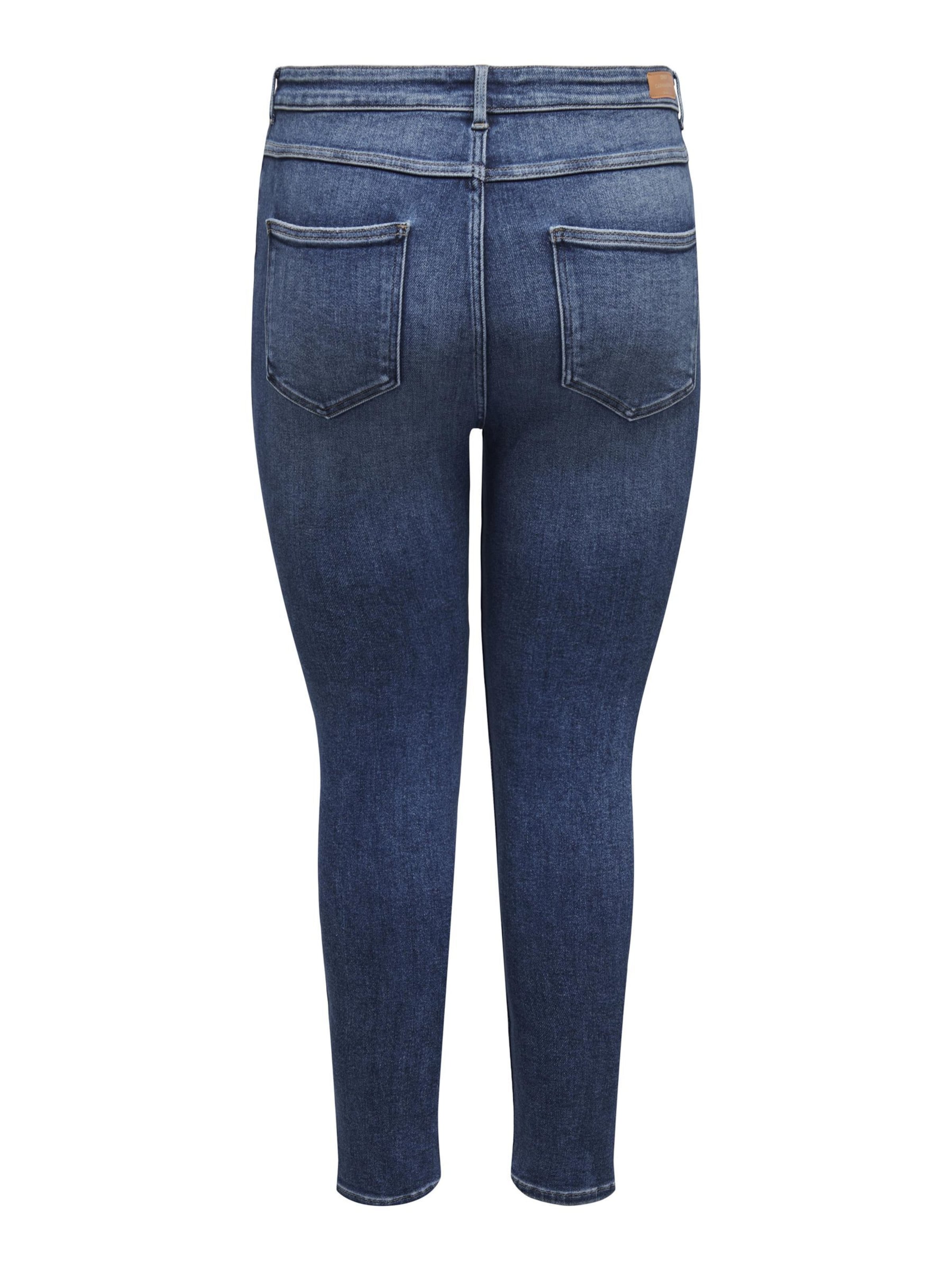 ONLY Carmakoma Skinny Jeans 'MILA' i blå