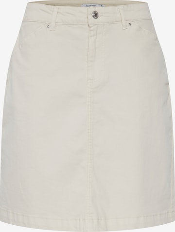 b.young Skirt in Beige: front