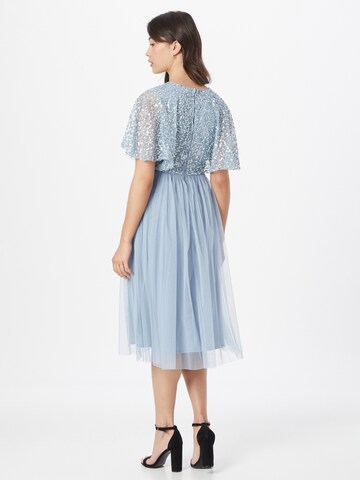Maya Deluxe Cocktail Dress in Blue