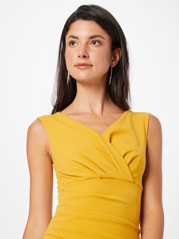 WAL G. فستان سهرة 'MORGAN' بلون أصفر