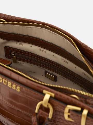 GUESS Handbag 'Sestri ' in Brown