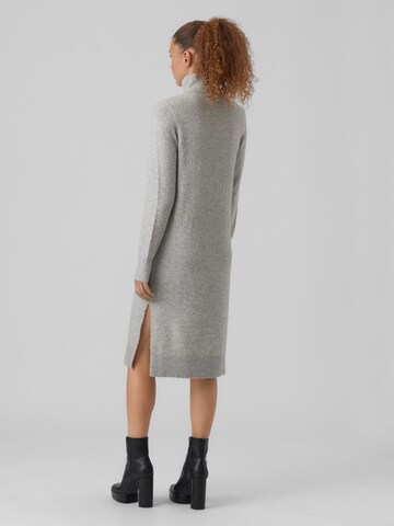 VERO MODA Knit dress 'New Wind' in Grey