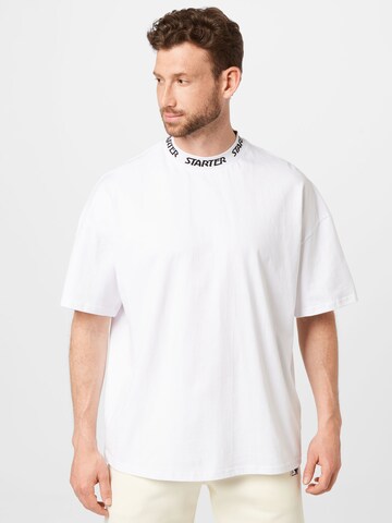 T-Shirt Starter Black Label en blanc : devant