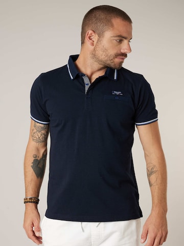 Deeluxe Poloshirt 'Drex' in Blau: Vorderseite