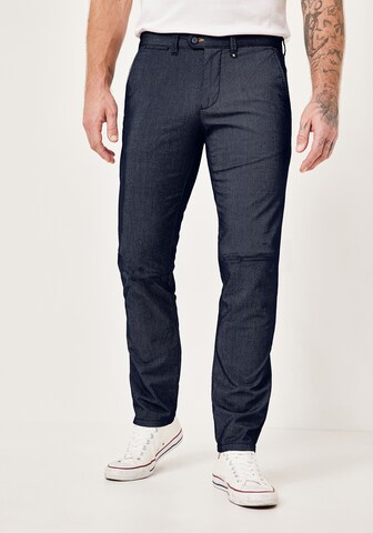REDPOINT Slimfit Chinohose in Blau