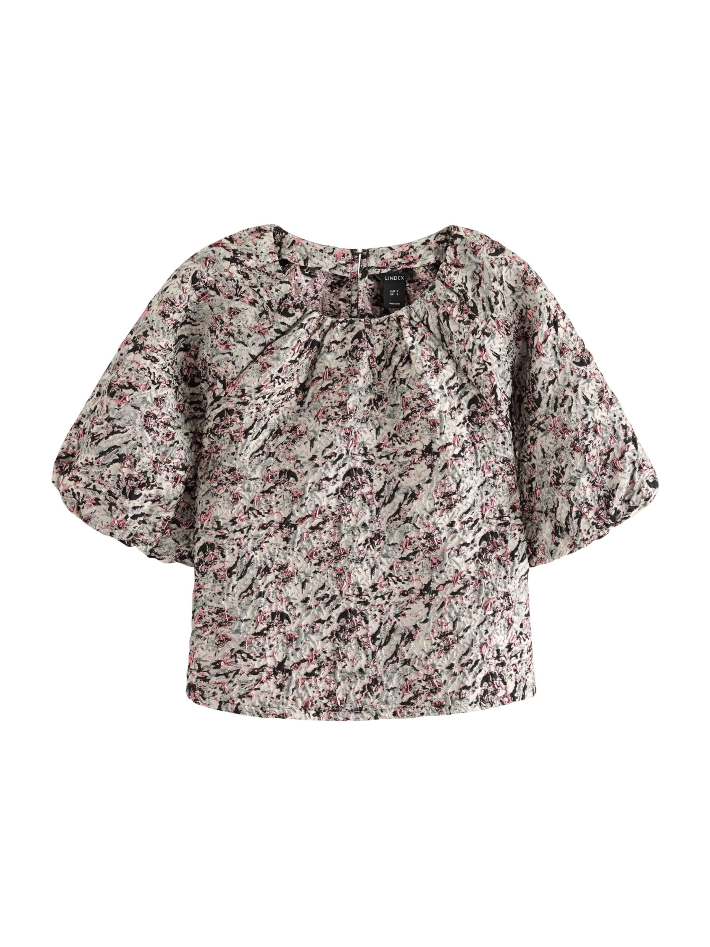 Lindex Blúz 'Kylie' - szürke: elől