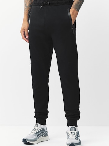 Next Tapered Bukser 'Athleisure' i sort: forside