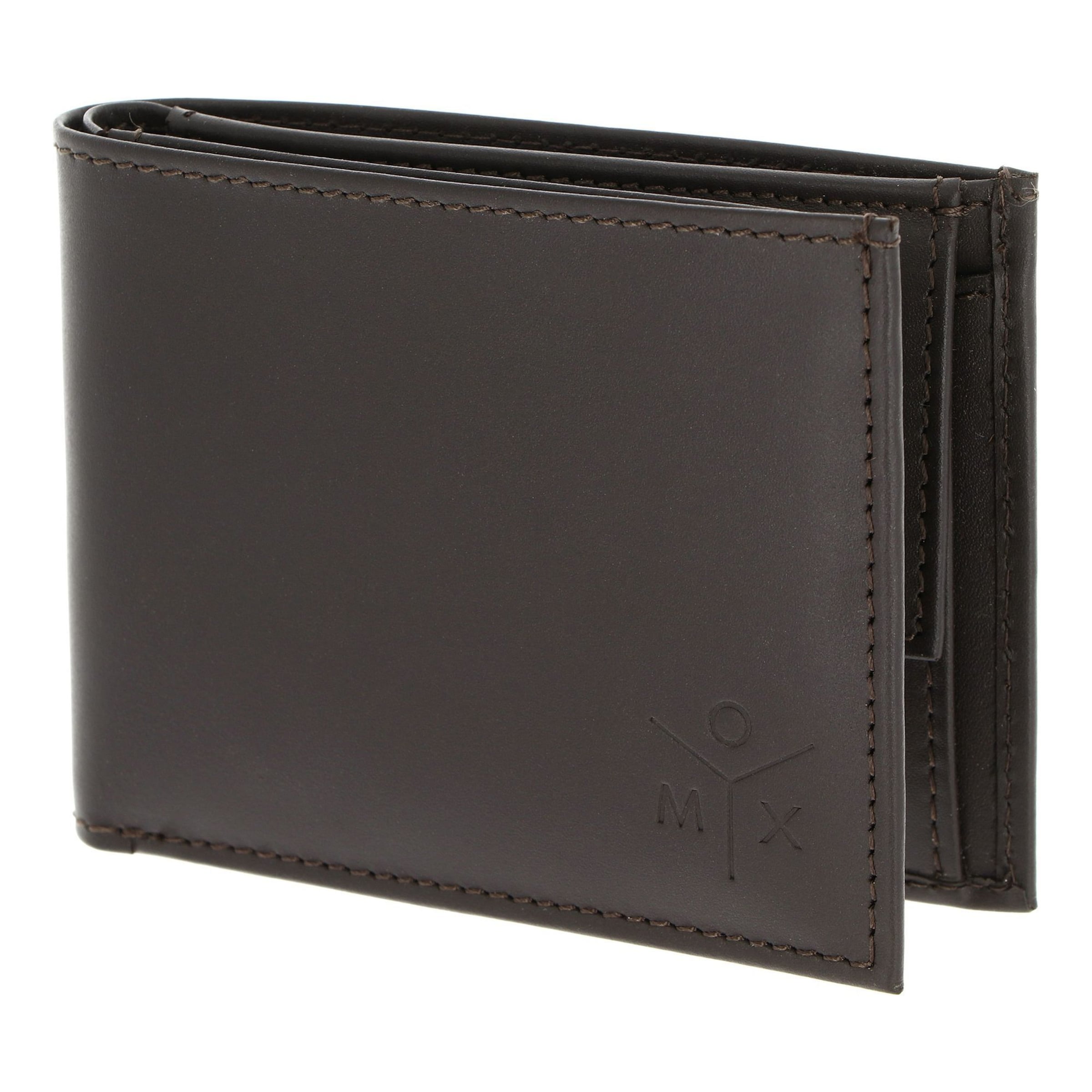 Porte-monnaies OXMOX en marron : devant