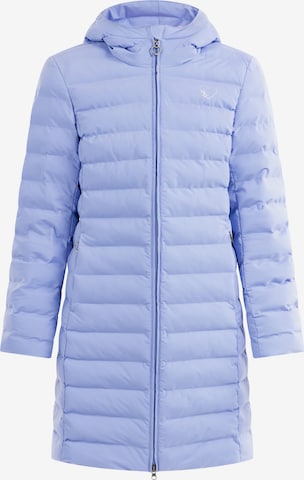 MYMO Winter Coat in Blue: front