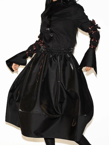 IUnique - Falda 'Taffeta Balloon Skirt' en negro