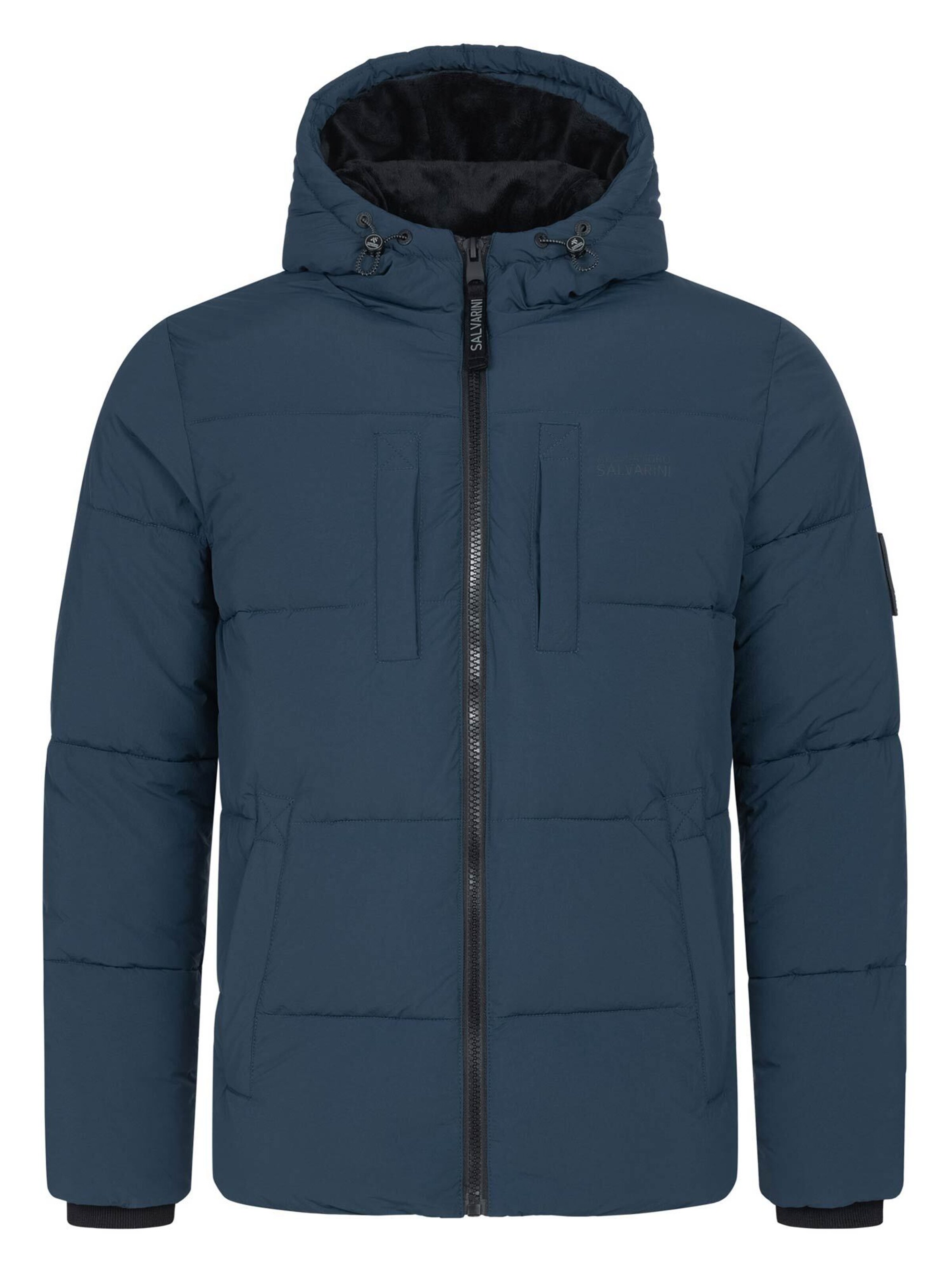 Alessandro Salvarini Winterjas in Blauw