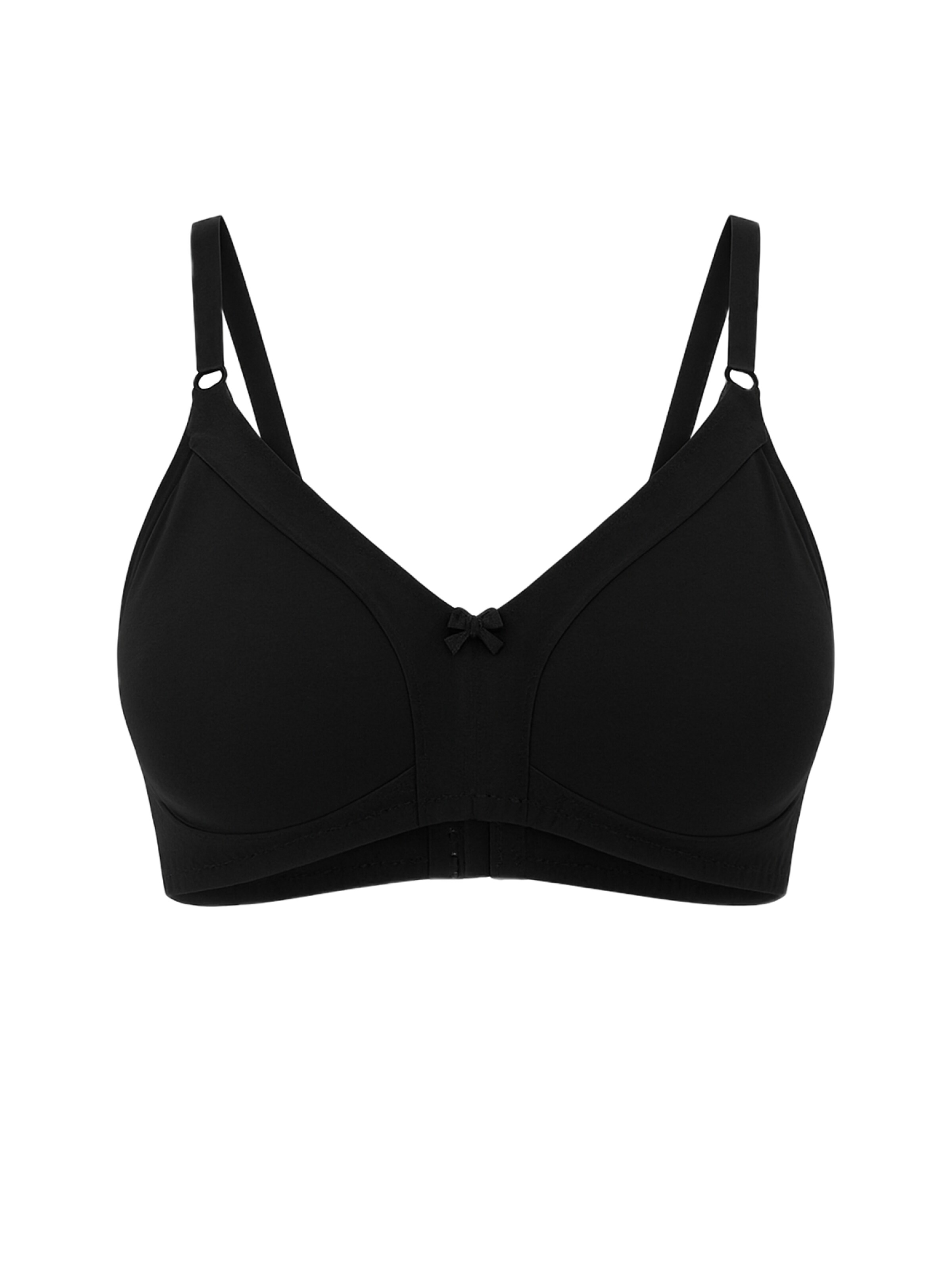 C&City T-Shirt BH in Schwarz: Vorderseite