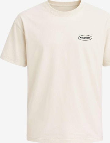 Neverless Shirt 'Good Boy Society' in Beige: Vorderseite