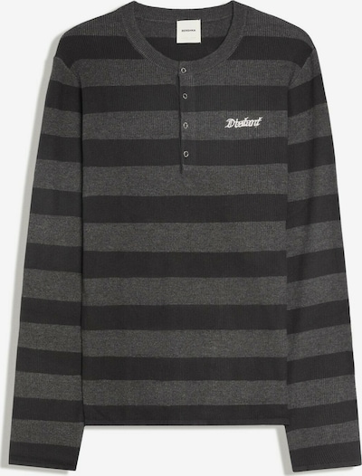 Bershka Sweatshirt in XS in graphit / stone / weiß, Produktansicht