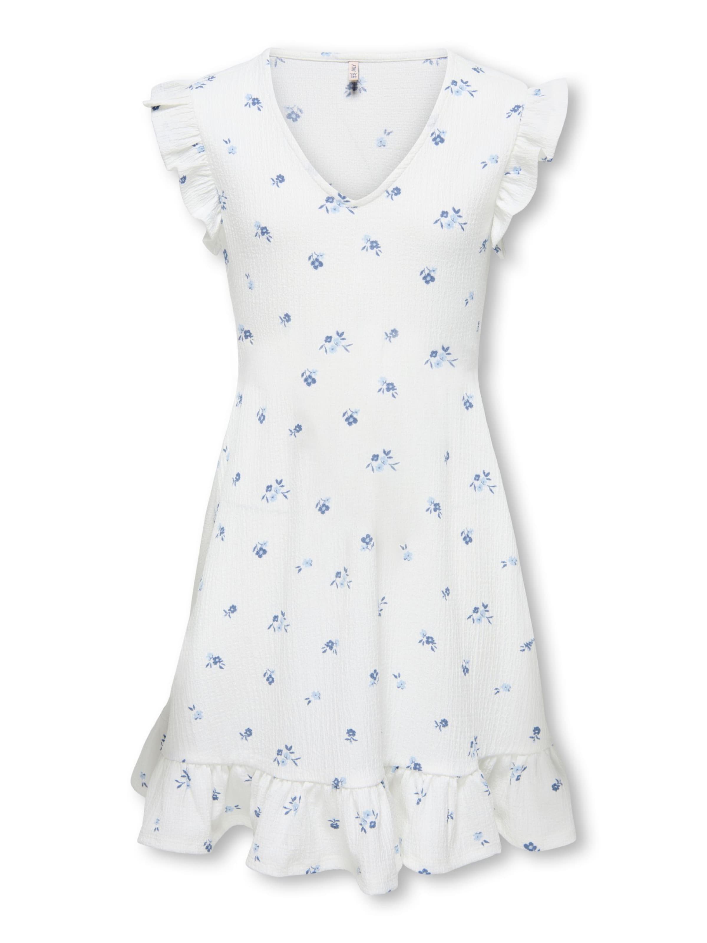 ONLY GIRLS Jurk 'KOGHillady' in Wit: voorkant