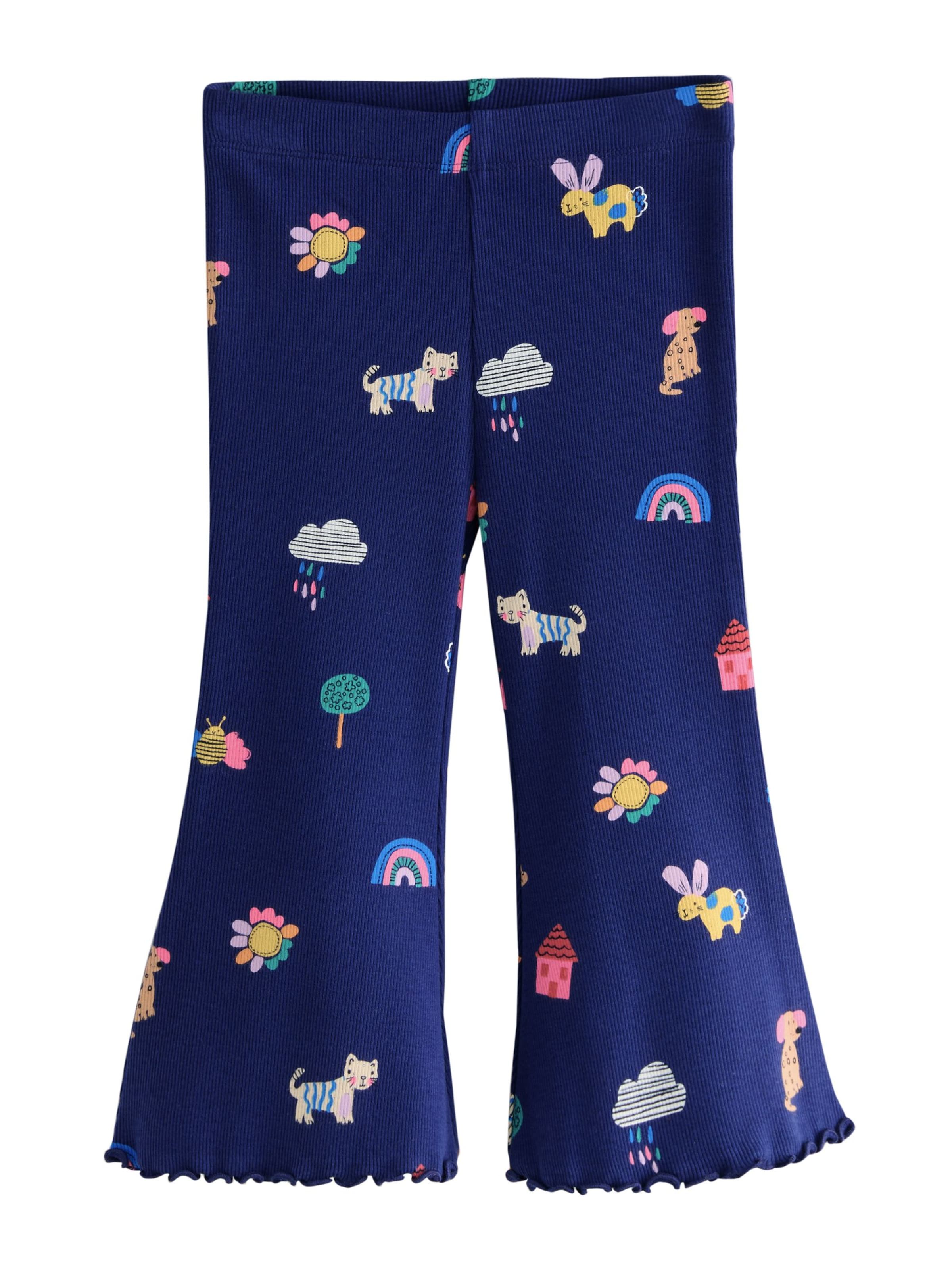 Next Разкроени Панталон в синьо: отпред