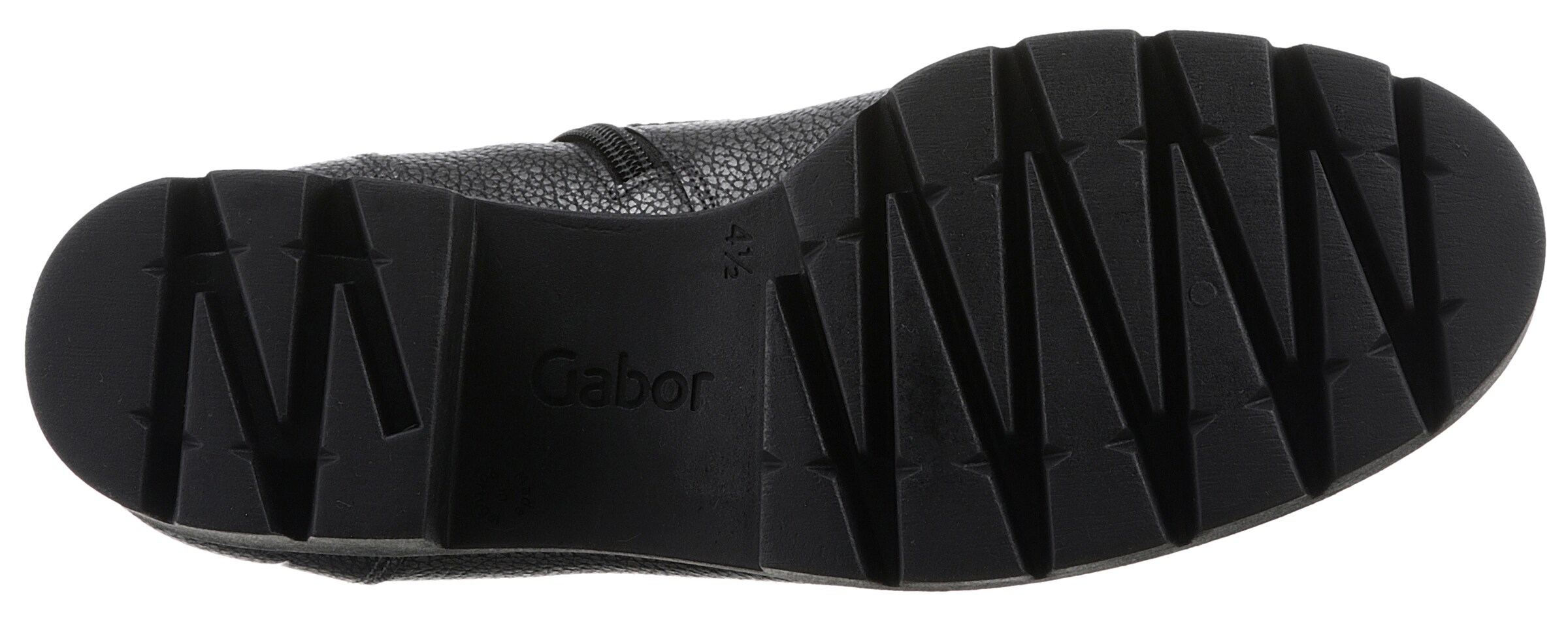 GABOR Lace-up bootie in Grey