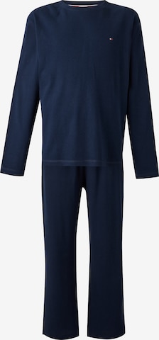 Tommy Hilfiger Underwear Pitkä pyjama värissä sininen: etupuoli