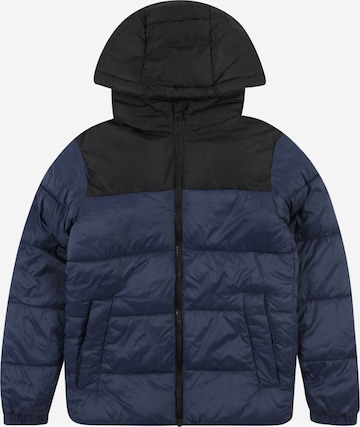 Jack & Jones Junior Зимняя куртка 'TOBY' в Синий: спереди