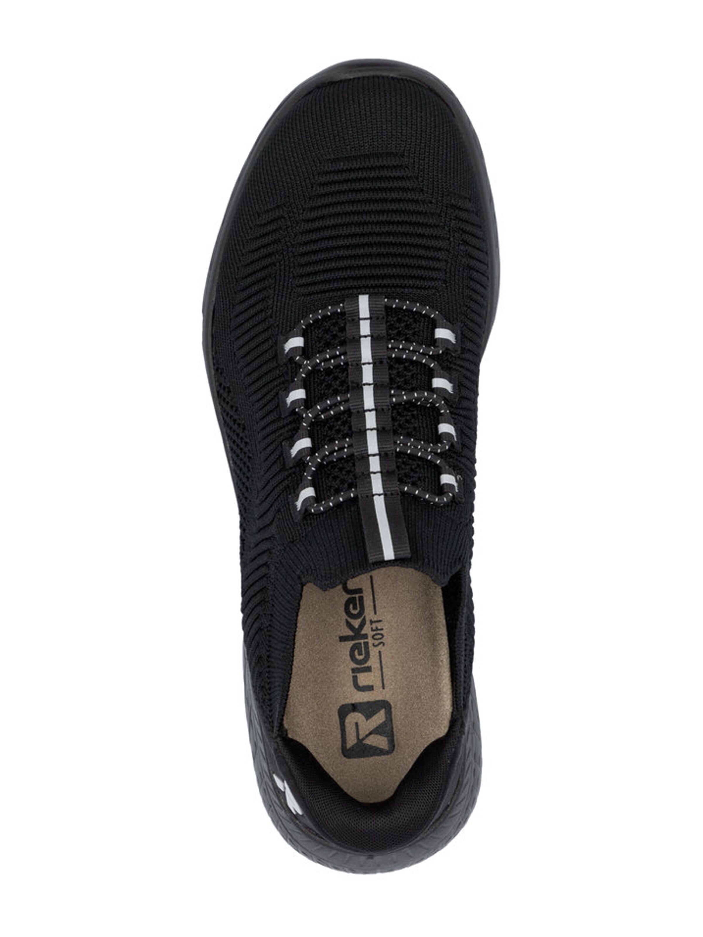 Rieker Sport - Sapatilhas slip-on em preto