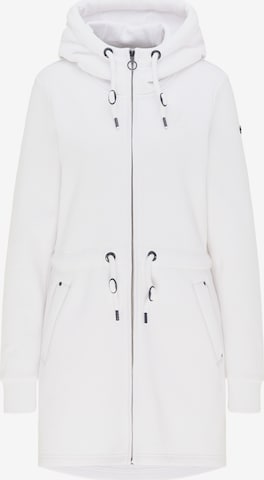 DreiMaster Maritim Sweat jacket in White: front