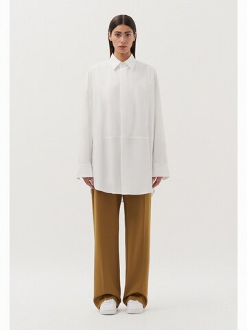 Studio Seidensticker Comfort fit Button Up Shirt 'Studio' in White