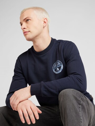 NAPAPIJRI Sweatshirt 'BOLLO' in Blauw