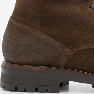 Travelin Lace-Up Boots 'Hosio ' in Brown