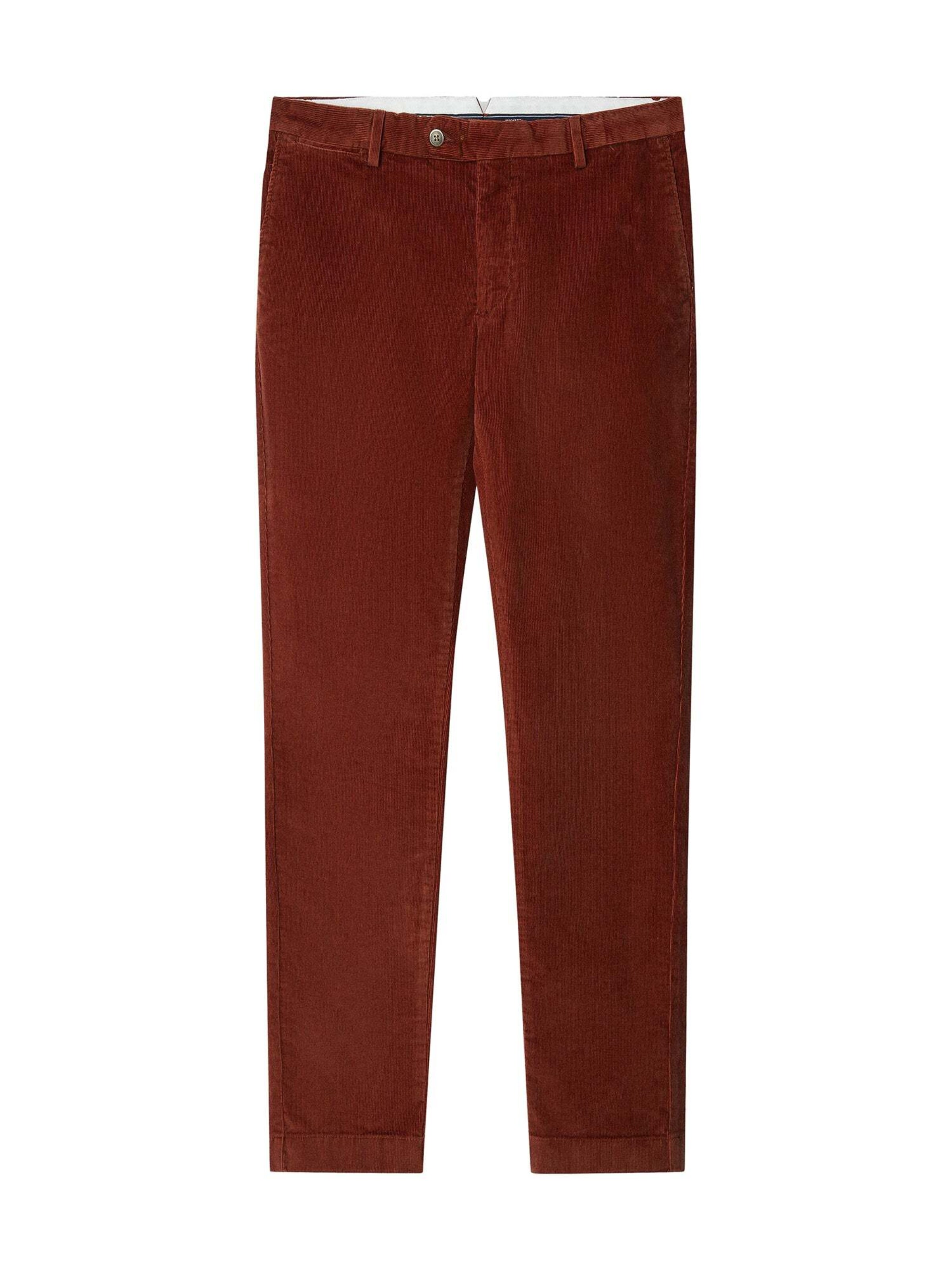 Pantalon chino 'Kensington' Hackett London en marron : devant