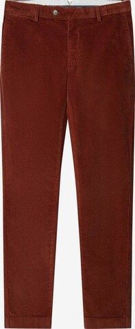 Pantalon chino 'Kensington' Hackett London en marron : devant