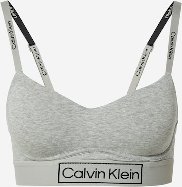Calvin Klein Underwear Бюстие Сутиен в сиво: отпред