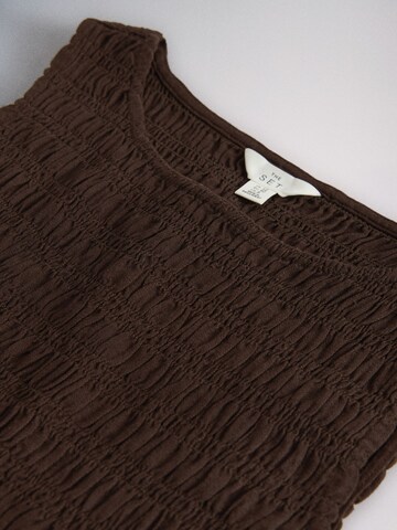 The Set Топ в кафяво